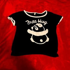 Cute graphic shirt, (light material), unknown brand
